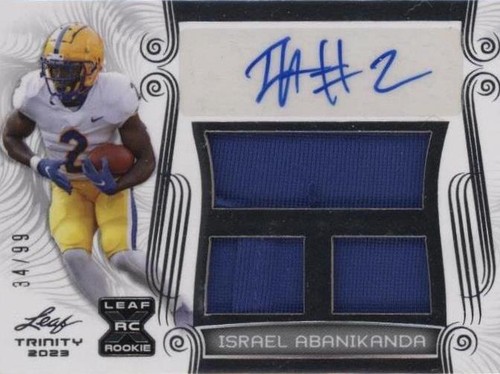 2023 Leaf Trinity Israel Abanikanda #PA-IA1