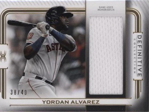 2023 Topps Definitive Collection - Yordan Alvarez #DJR-YAL
