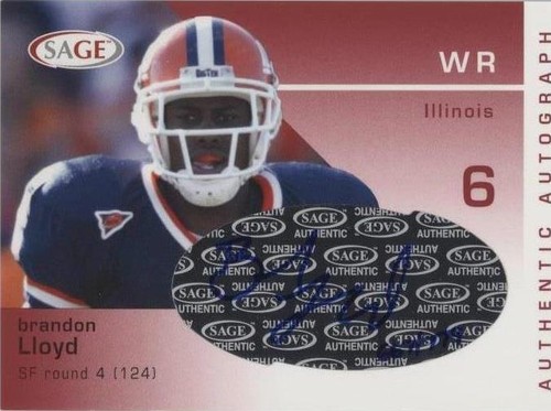 2003 SAGE Brandon Lloyd #A26