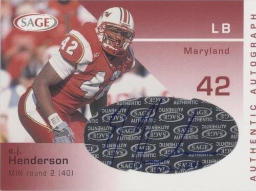 2003 SAGE E.J. Henderson #A20