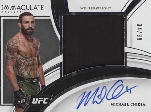 2022 Panini Immaculate Collection UFC - Michael Chiesa #PA-MCH