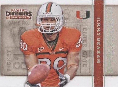 2015 Panini Contenders Draft Picks Jimmy Graham #25