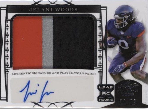 2022 Leaf Trinity Jelani Woods #PA-JW1