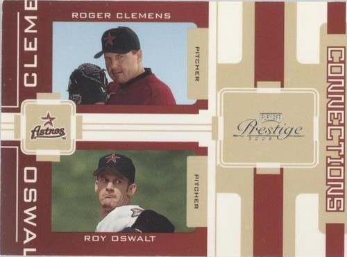 2005 Playoff Prestige - Roger Clemens Roy Oswalt #C-6