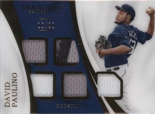 2017 Panini Immaculate Collection - David Paulino #IM-DP