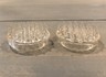 VTG Lot of 2 Round Clear Plastic Furniture Leg Coasters Floor Protectors 1-3/4