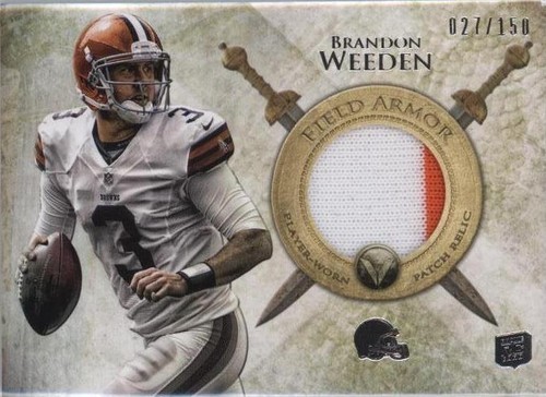 2012 Topps Valor Brandon Weeden #FAP-BW