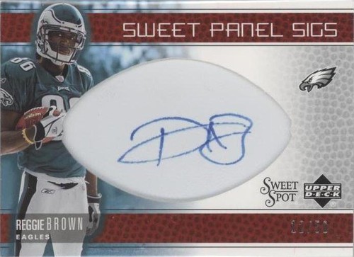 2005 Upper Deck Sweet Spot Reggie Brown #SP-RE