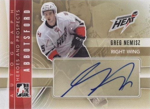 2011-12 In the Game Heroes and Prospects - Greg Nemisz #A-GN