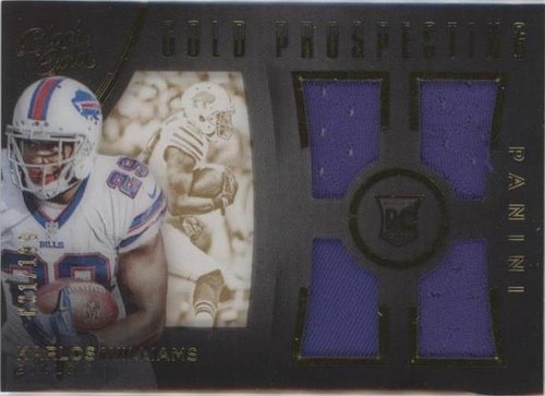 2015 Panini Black Gold Karlos Williams #GP4-KW