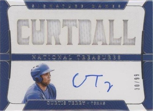 2022 Panini National Treasures - Curtis Terry #SN-CT