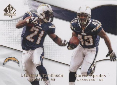 2009 SP Authentic Darren Sproles LaDainian Tomlinson #148