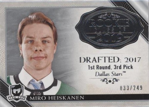 2018-19 Upper Deck The Cup - Miro Heiskanen #2019-MH