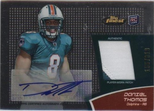 2011 Topps Finest Daniel Thomas #RAP-DT