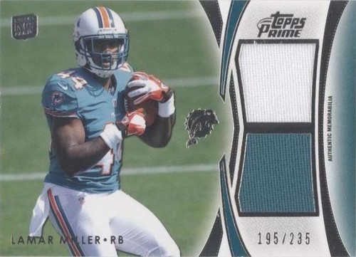 2012 Topps Prime Lamar Miller #DR-LM