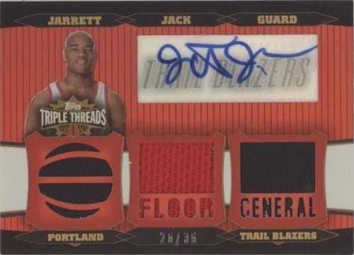 2006-07 Topps Triple Threads - Jarrett Jack #TTRA-72