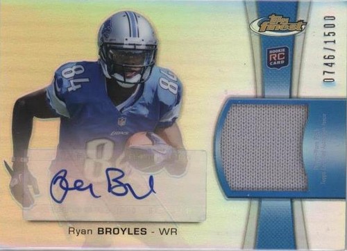 2012 Topps Finest Ryan Broyles #RAP-RB