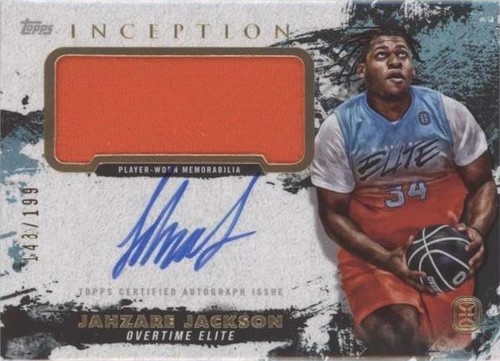 2021-22 Topps Inception OTE Overtime Elite - Jahzare Jackson #IAPC-JJ