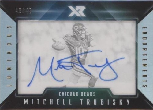 2017 Panini XR Mitchell Trubisky #LE-MT