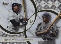 2024 Topps Dynamic Duals - Babe Ruth Reggie Jackson #30