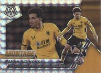 2021-22 Panini Mosaic Premier League Rayan Ait-Nouri #6