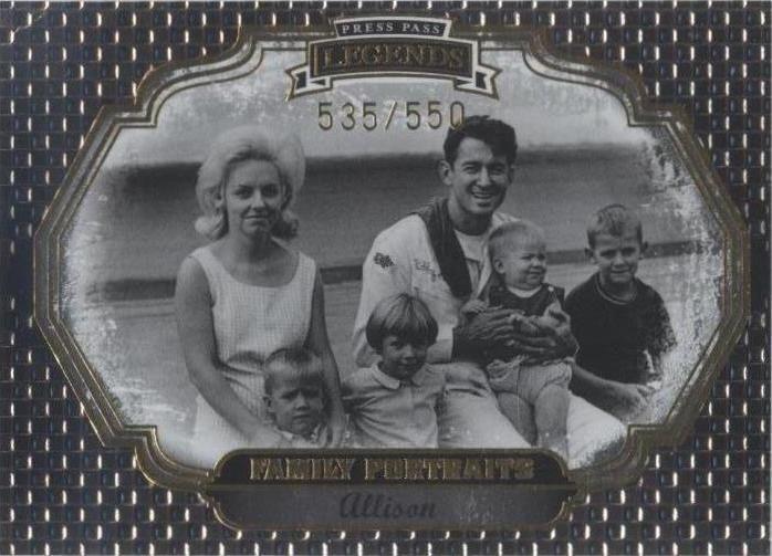 2009 Press Pass Legends - Bobby Allison Bonnie Allison Carrie Allison #FP1