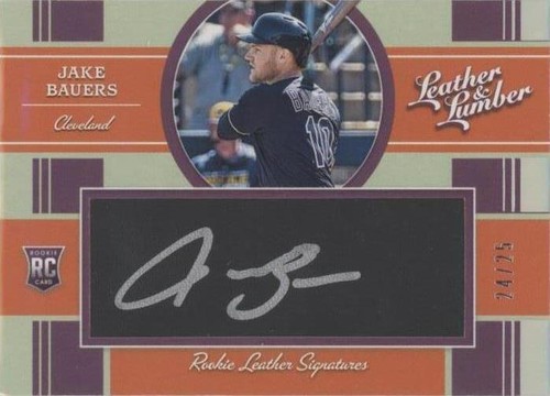 2019 Panini Leather & Lumber - Jake Bauers #106
