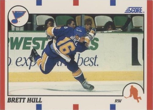 1990-91 Score 100 Hottest Players and Rising Stars - Brett Hull #100