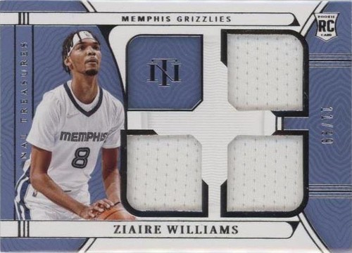 2021-22 Panini National Treasures - Ziaire Williams #RTM-ZWL