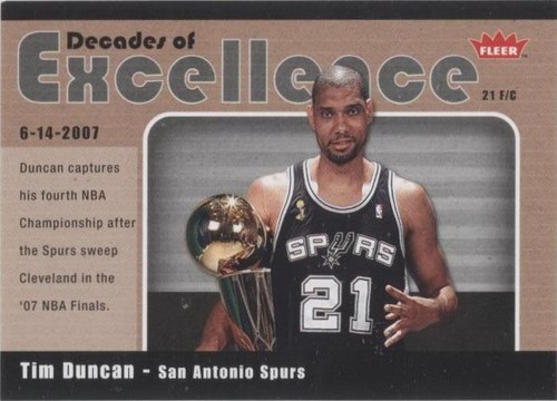 2007-08 Fleer - Tim Duncan #20