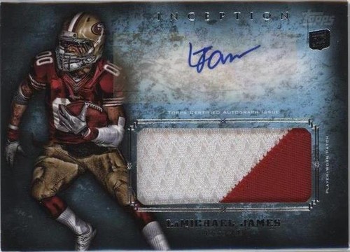 2012 Topps Inception LaMichael James #AJP-LJ