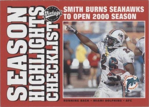 2001 Upper Deck Vintage Lamar Smith #190