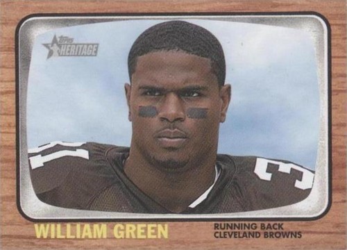 2005 Topps Heritage William Green #156