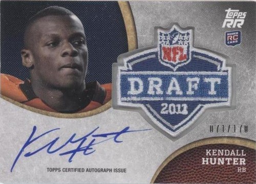 2011 Topps Rising Rookies Kendall Hunter #RAP-KH