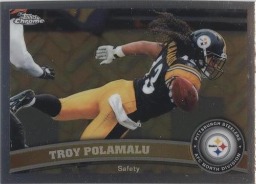 2011 Topps Chrome Troy Polamalu #180