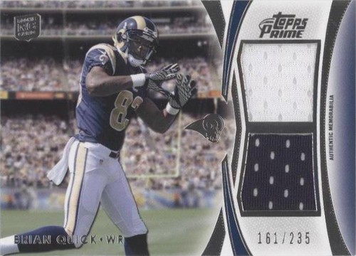 2012 Topps Prime Brian Quick #DR-BQ