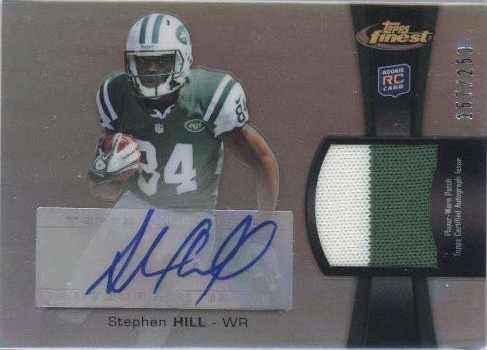 2012 Topps Finest Stephen Hill #RAP-SH