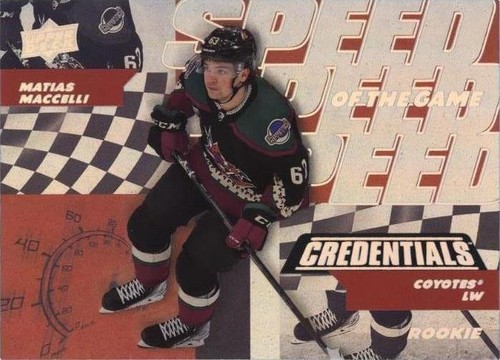 2022-23 Upper Deck Credentials - Matias Maccelli #SGR-14