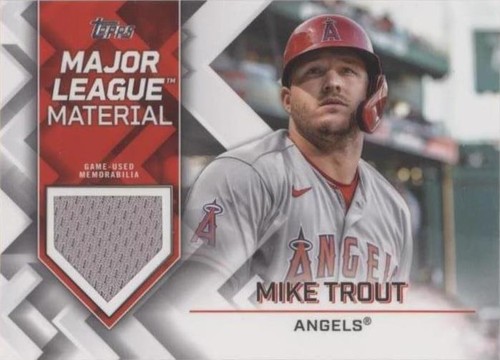 その他 TOPPS major league MATERIAL 2025 Topps Series 1 MIKE TROUT Major League Material Bat