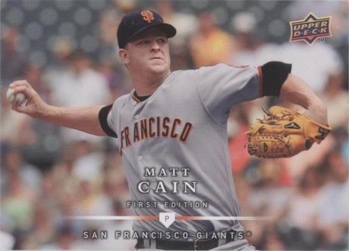 2008 Upper Deck First Edition - Matt Cain #91