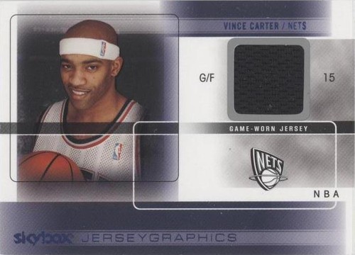 2004-05 Skybox Autographics - Vince Carter #J-VC