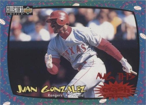 1997 Upper Deck Collector's Choice - Juan González #CG30