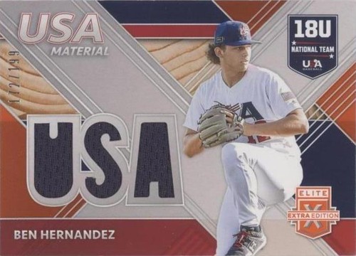 2020 Panini Elite Extra Edition - Ben Hernandez #USAM-BH