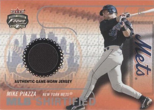 2003 Fleer Focus Jersey Edition - Mike Piazza #MLB-MP
