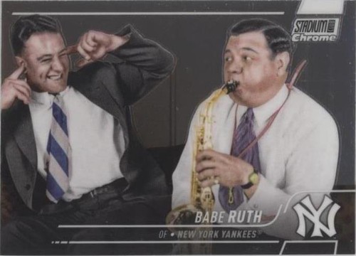 2022 Topps Stadium Club Chrome - Babe Ruth Lou Gehrig #3