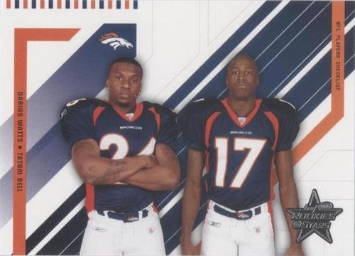 2004 Leaf Rookies & Stars Darius Watts Tatum Bell #98
