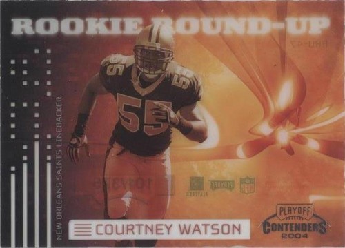 2004 Playoff Contenders Courtney Watson #RRU-47