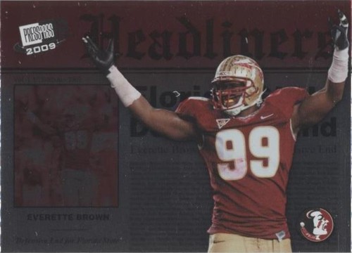 2009 Press Pass Signature Edition Everette Brown #HL-26
