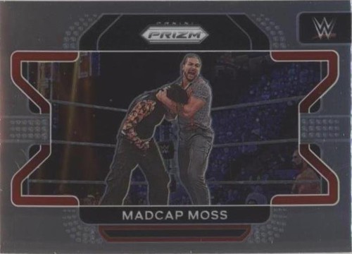 2022 Panini Select WWE #221 Madcap Moss Gold Wave Prizms
