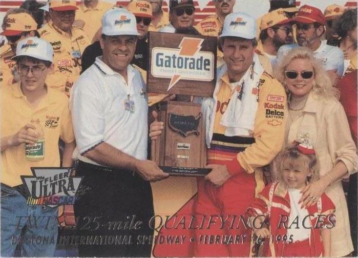 1996 Fleer Ultra NASCAR - Dale Earnhardt Sterling Marlin #199